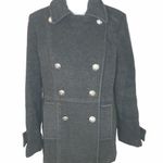 Nautica Double Breasted Peacoat, Gray, Medium Photo 0