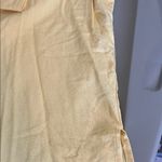 The Limited  Linen Blend Casual Button Down Shirt Yellow Size 3X NWT *Flaw Photo 7