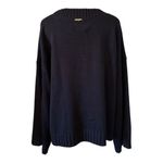 Wildfox  White Label Black 88 Sweater with Floral Design Small S Photo 4