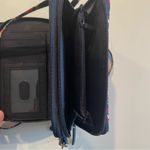 Vera Bradley Bear Bradley Crossbody RFID Insert Midnight Wildflower Navy Blue Double Zip Snap Photo 7