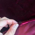 Watters & Watters Red Velvet Evening Gown Size XS Photo 8