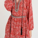 The Kooples Sunrise Embellished Bohemian Mini Dress Sz 2 Photo 0