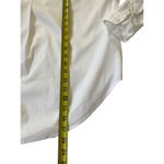 Magaschoni White Oversized Poplin Shirt Women Top Size Medium | 55-3 Photo 5