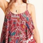 Farm Rio Anthropologie Women's Benita Cami Blouse Size S Toucans & Palm Pattern Photo 0