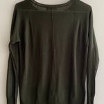 ZARA Knit Green Sweater, High-Low Sweater, Dark Green Sweater, Fall Knits Photo 10