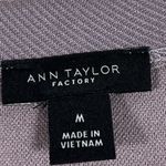 Ann Taylor Blouse Womens M Purple Boat Neck 3/4 Sleeve Knit Quiet Luxury Modest Photo 3
