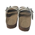 Madden Girl Size 7.5 Brando Double Buckle Slide Sandals Iridescent Mermaidcore Photo 5