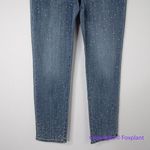 Chico's New! so slimming girlfriend slim leg ankle jeans diamond, size 10R Photo 1