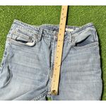 NoEnd Denim Kick Flare Jeans Women's 29 Blue Light Wash High Rise Made in USA Photo 11