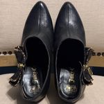 Juicy Couture  Black Ankle Booties with Gold Accents, Size 10M Photo 10