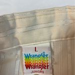 Wrangler Vintage Pink  Rainbow Tag Western‎ Short Sleeve Shirt Metallic Thread Photo 6