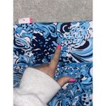 Lilly Pulitzer Luxletic South Beach High Rise Bike Shorts Resort White Mermazing Photo 3