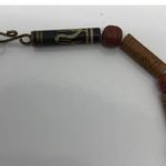 Australian Aboriginal Hand Painted Beaded Necklace Art Jewelry *2 beads chipped Photo 9