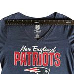 NFL New England Patriots Womens T-Shirt size Small  Team Apparel V Neck Blue Photo 5