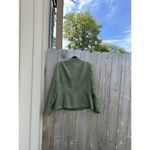 Rafael‎ Woman’s Jacket Blazer full zip Green Career Dress Size 14 Fall Winter Photo 5