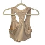We Wore What NWT Sleeveless Cropped Scoop Tank Top Cotton Racerback XXS Beige Photo 9