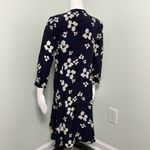 Theory  Carstan Autumn Floral Printed Dress size 4 Photo 4