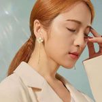 Flower Tassel Chain Dangle Drop Earrings for Women Gold Photo 4