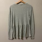 T. La Anthropologie Babydoll Thermal Knit Top V Photo 2