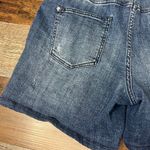 Pilcro  Slim‎ Boyfriend Jean Shorts Size 32 Waist Embroidered Boho 6" Inseam Photo 7