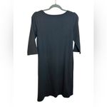 Eileen Fisher Charcoal Gray Organic Cotton 3/4 Sleeve T-Shirt Dress Photo 1