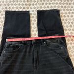 American Eagle  Ripped Mom High Rise Straight Jeans Black Size 4 Photo 4