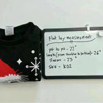 Disney Tim Burton’s The Nightmare Before Christmas Jack Skellington Sweater Sz M Photo 7