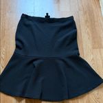 Bobeau  Black Flared Midi Skirt Photo 9