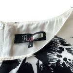 Parker Revolve Women’s 8 Karmina Crop Top Black White Grand Magnolia Floral Photo 2