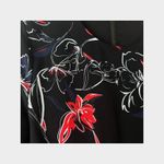 Halogen  Marybeth Floral Print Long Sleeve Mini Length‎ Career Dress Size M Photo 7