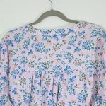 st. john's bay  Light Pink Floral Blouse Size XXL NWOT Plus Size Peasant Top Photo 4