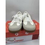 New J Sport Cecily Women’s Sneaker Suede White/Grey Low Top Shoes Size 6.5 US White Photo 1
