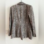 BLANK NYC Women’s Size M Blazer Snakeskin Print Double Breasted Photo 7