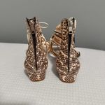 Coach  Gladiator-Style Via Demi Wedge Sandal, Grey and Cream | Size 8 Photo 5