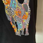 Tiffany & Tomato Black Tee with Embellished Cat Photo 4