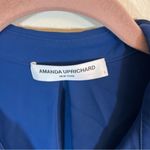 Amanda Uprichard  NWT Leslie Blouse in Blue Women’s Size Small MSRP $268 Photo 3