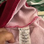 Champion Red and White Crop Hoodie Long Sleeve Photo 3