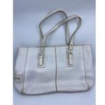 Kenneth Cole White Large Leather Shoulder Bag Photo 1