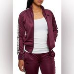 Kappa 222 Banda Wanniston Slim Track Crop Jacket Small Plum Streetwear Hiphop Photo 1