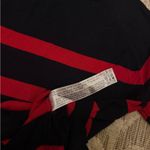 ZARA Black Red Striped Basic Knit Sweater Pullover Long Sleeve Top Size Small Photo 7