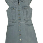 Paige NWT  Women's Jaxsyn Denim Mini Dress Size 6 Photo 0