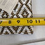 Quagga Green Label Party Clutch Black White Gold Woven Red Tassel Boho Purse Photo 2