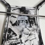 Route 66 Tie Dyed Tank Top Women’s Size Small Racerback Black White Shelf Bra NEW Photo 3
