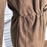Vintage 70s 80s Fleece Robe Cream Brown Small Photo 8