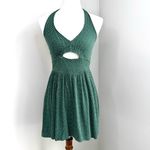 Kendall + Kylie  Dark Green Halter Dress Size Small Photo 1