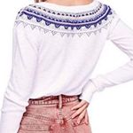 We The Free  S White Fair Isle Henley Free People Photo 0