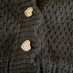 Gold Hearts Black Button Photo 3