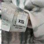 Starkx Kylie Top Green Tie Dye Silky Blouse Ruffle Long Sleeves Size XS Photo 6