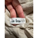 In Loom  Bohemian Tan Tiered Flowy Midi Skirt Size Small Photo 4