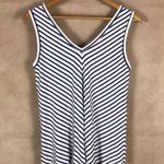 Karen Kane White/Blue Striped Soft Tank Top NEW Size SMALL Photo 6